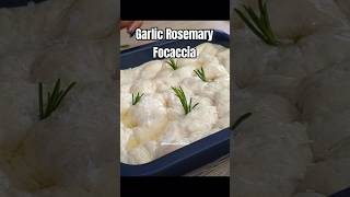 Garlic amp Rosemary focaccia easybread homemadebread weekendvibes weekendbaking [upl. by Slifka]