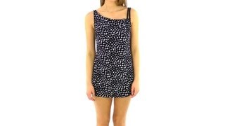 Magicsuit by Miraclesuit Pebble Dot Brianna Swimdress  SwimOutletcom [upl. by Lulu]