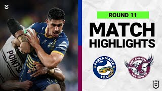 Parramatta Eels v Manly Warringah Sea Eagles  Match Highlights  Round 11 2022  NRL [upl. by Leatrice]