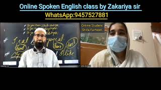 Online English speaking classes by Zakariya sir [upl. by Nedah955]