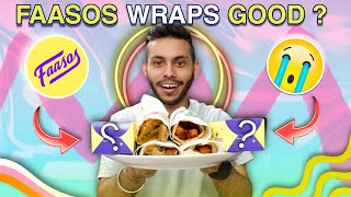 Faasos Flop Wraps  Faasos Wraps Review  NomBom  Chilli Garlic Wrap Paneer Tikka Wrap and More [upl. by Collar226]