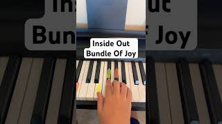 Inside Out  Bundle Of Joy Piano Tutorial [upl. by Nidraj]