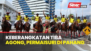 SINAR LIVE Istiadat Keberangkatan Tiba Yang diPertuan Agong ke16 [upl. by Rue477]