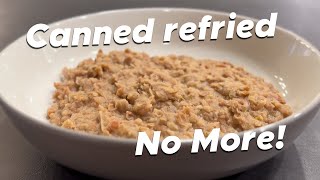 How to Make Quick Healthy amp Delicious Refried Beans [upl. by Yart326]