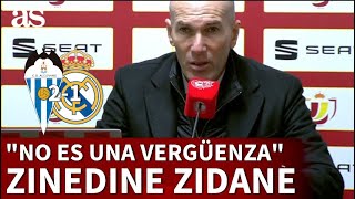 COPA DEL REY  ALCOYANO 2  REAL MADRID 1  Rueda de prensa de ZIDANE  Diario AS [upl. by Clywd658]