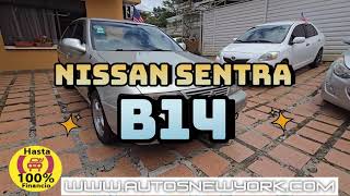 NISSAN SENTRA B14 1997 AUTOMATICO 4 PUERTAS DORADO PERLADO METAL4 PUERTAS FULL TEL 88301549 [upl. by Peck]