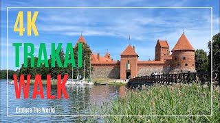 【4K】 Lithuania Trakai Walk  through Main Street and inside Island Castle Museum [upl. by Leon]