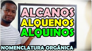 NOMENCLATURA DE ALCANOS ALQUENOS Y ALQUINOS [upl. by Ameekahs]