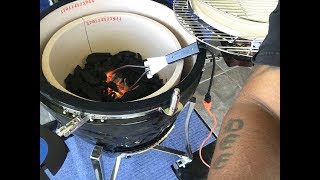 How To Light A Ceramic Grill Kamado [upl. by Pickar]