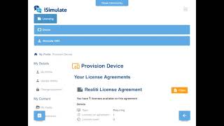 Claiming a REALITi license [upl. by Ahsimet]