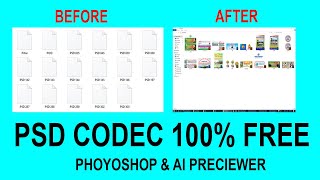 How to preview a PSD File thumbnail in windows  Ardfry PSD Codec  Technical Shawan [upl. by Ajnin518]