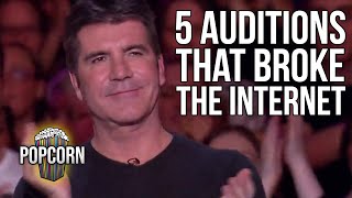 5 UNFORGETTABLE amp AMAZING Britains Got Talent Auditions You MUST WATCH  Popcorn [upl. by Nywloc]