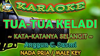 TUATUA KELADI  KARAOKE  NADA PRIA  Anggun C Sasmi [upl. by Atived288]