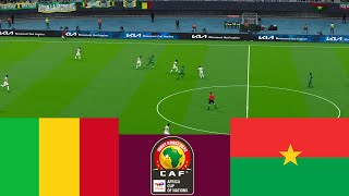 Mali 2 vs 0 Burkina Faso 2024 CAF Africa Cup  Video game simulation PES 2021 [upl. by Alius]