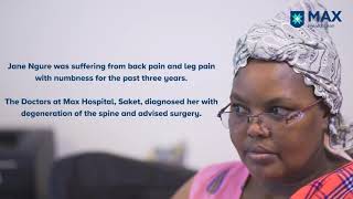 Axonal Neuropathy Rare Spine Condition  Patient Success Story  Max Hospital Saket [upl. by Gerlac]