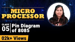 Pin Diagram of 8085 Microprocessor  8085 Microprocessor  Microprocessor amp Peripherals Interfacing [upl. by Ahras822]