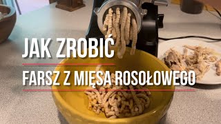 Farsz z mięsa rosołowego na pierogi i krokiety​⁠prostoismacznie4151 [upl. by Paulina]