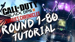 Black Ops 3 ROUND 80 Gameplay Tutorial  ZOMBIE CHRONICLES w Syndicate [upl. by Selry]