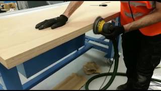 MIRKA Dust free sanding with Mirka deros sander by Sort and Torque [upl. by Justicz]