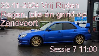 Zandvoort Vrij Rijden 23112024 Sessie 1100 [upl. by Aihtekal872]