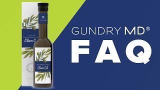 PolyphenolRich Olive Oil  FAQ  Gundry MD [upl. by Head]