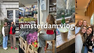 amsterdam vlog  my first week back amsterdam girlie events time with friends amp market days 💌 [upl. by Bohon]