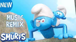 Protecting the Baby • 🎵 Official Smurfs Music Remix 🎶 • Baby Smurf [upl. by Evaleen]