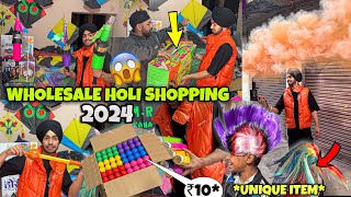 Wholesale Holi Shopping 2024😱Unique items😍Jeeta Holi Store [upl. by Ariadne634]