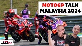 MotoGP Malaysia 2024  Live  Highlights vom Rennen  Analyse [upl. by Roselane]