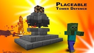 Placeable Towers defence towers in vanilla Minecraft 18 [upl. by Corny]