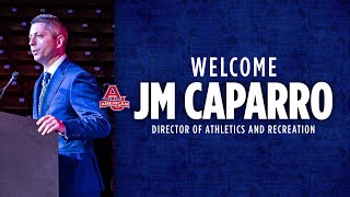 Introducing American University Director of Athletics amp Recreation JM Caparro [upl. by Asilehs926]