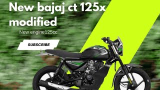 New bajaj ct 125x modified [upl. by Elrebma]