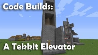 Minecraft Tekkit Elevator  Tutorial [upl. by Aushoj]