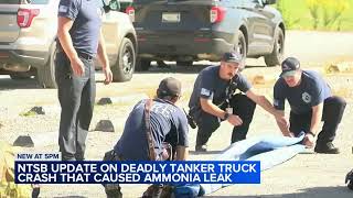 5 killed in Illinois semi crash ammonia leak IDd [upl. by Mcquoid]