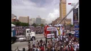 June 25 2012  2012 Miami Heat Championship Parade amp InArena Celebration 4of9 [upl. by Farny]