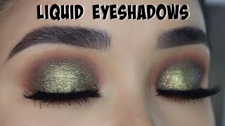 How To Apply Liquid Eyeshadows  BEGINNERS [upl. by Navak404]