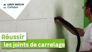 Comment faire les joints de carrelage  Leroy Merlin [upl. by Rtoip]