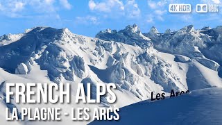 La Plagne Les Arcs Ski Resort Paradiski Full Coverage  🇫🇷 France 4K HDR Walking Tour [upl. by Corey864]