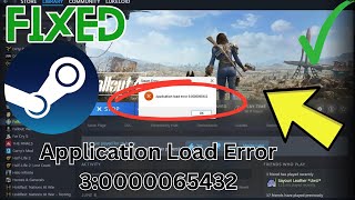 How to Fix Steam Application Load Error 30000065432  Steam Error [upl. by Viddah]