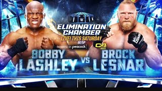 BOBBY LASHLEY VS BROCK LESNAR ELIMINATION CHAMBER MATCH 2023 FULL MATCH HD 1080P [upl. by Annis]