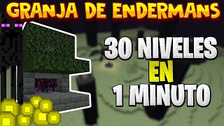 GRANJA DE ENDERMANSEXPERIENCIA  MINECRAFT 119211811711651164115  FÁCIL Y EFICIENTE [upl. by Lebatsirhc]