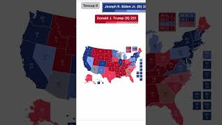 Joe Biden Vs Donald Trump 2024 Election March Forecast bidenvstrump biden politics usa 2024 [upl. by Crespo]