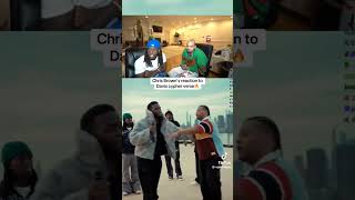 Chris brown reaction to Davis Amp Cypher [upl. by Licht941]