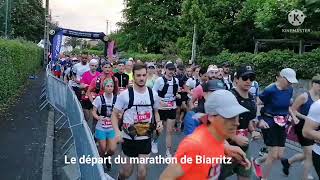 Cest parti pour la première édition du premier marathon de Biarritz [upl. by Paco]