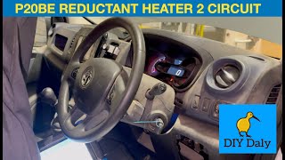 Vauxhall Vivaro  Renault trafic P20BE Reductant heater 2 control circuit [upl. by Killy12]