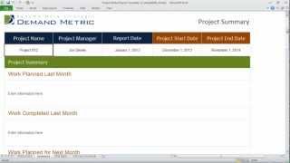 Project Status Report Template [upl. by Garold]