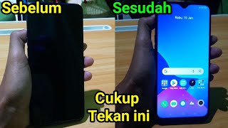 Cara Mengatasi HP Realme Blank hitam atau Macet 100 Work [upl. by Aicina]