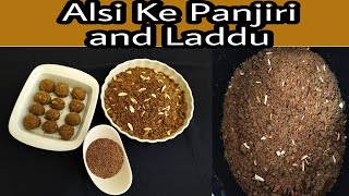 Winter Special Flaxseed  Alsi Ke Panjiri  Laddu Recipe By Rizwana Raja UK Vlogs [upl. by Enahsal]