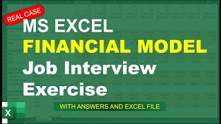 1  Financial Modeling Interview in Excel  Real Case [upl. by Birmingham17]