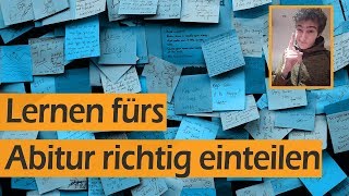 Abitur Lernroutine Lernzettel Zusammenfassung schreiben Themen etc  Leo Eckl [upl. by Raven]